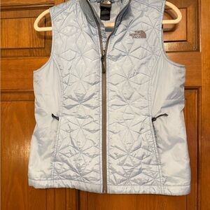 The North Face Light Blue Quilted Vest